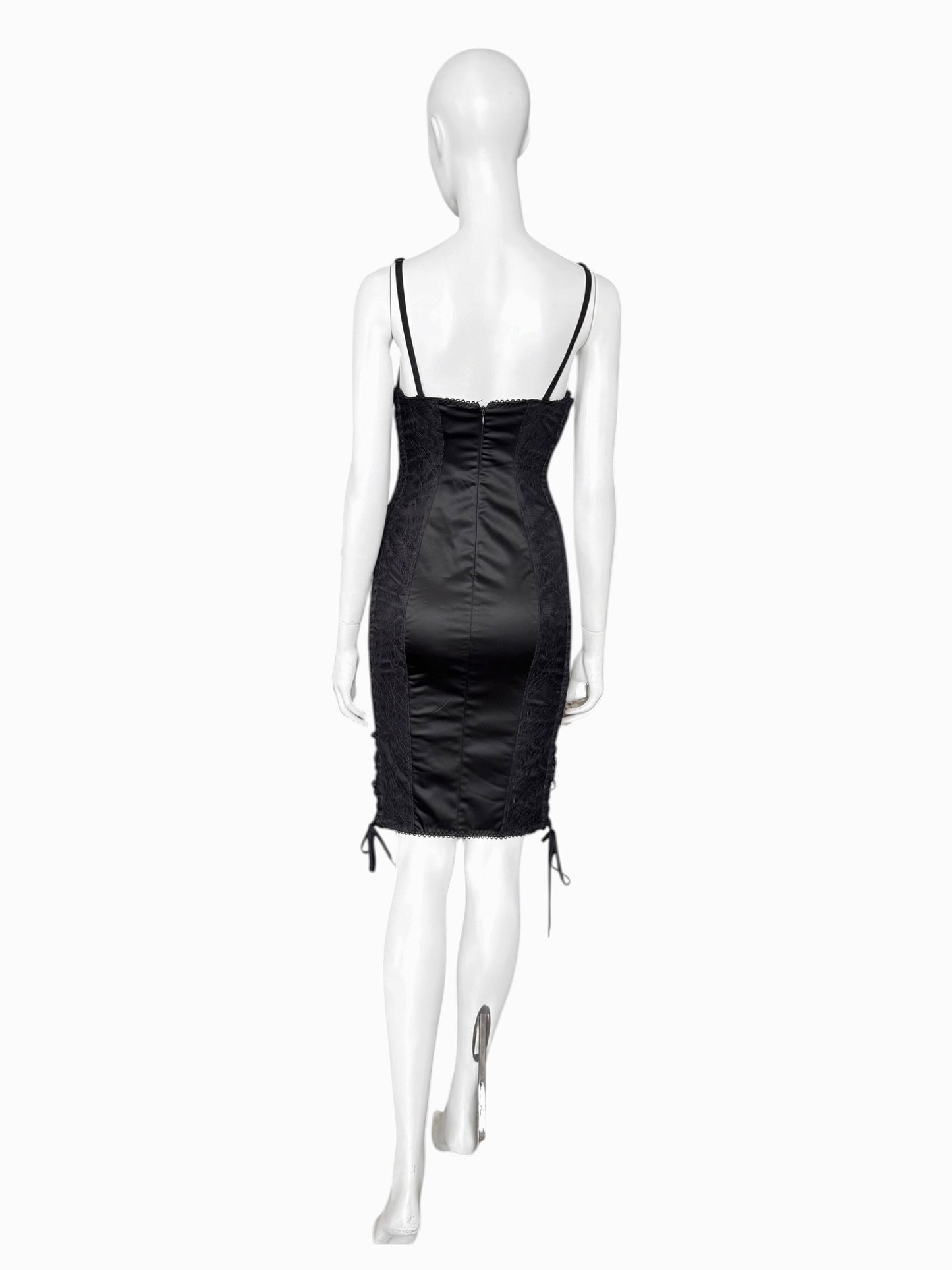 D&G early 2000s — robe corset en dentelle