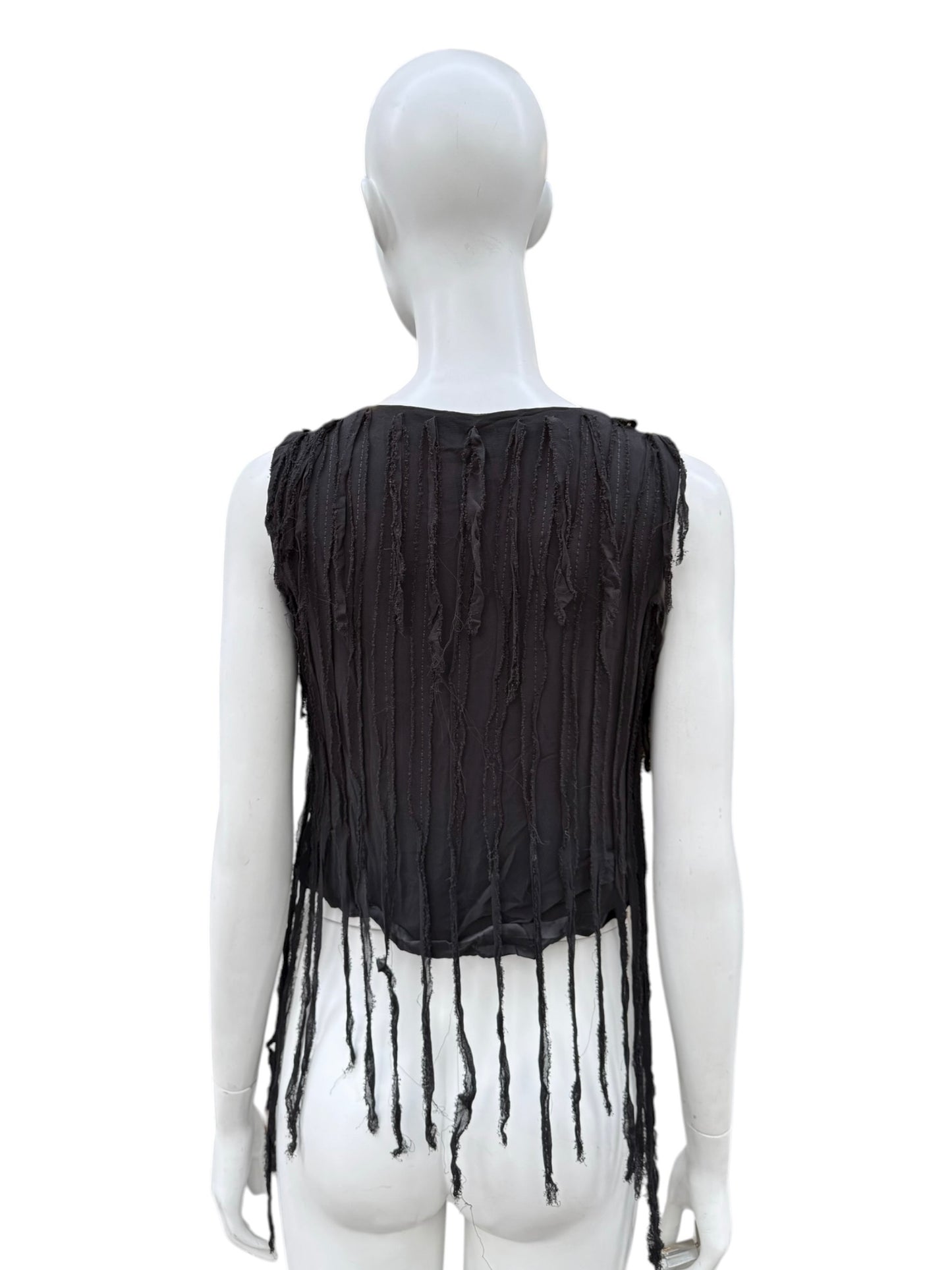 Moschino Cheap and Chic – Top à franges, circa 2002