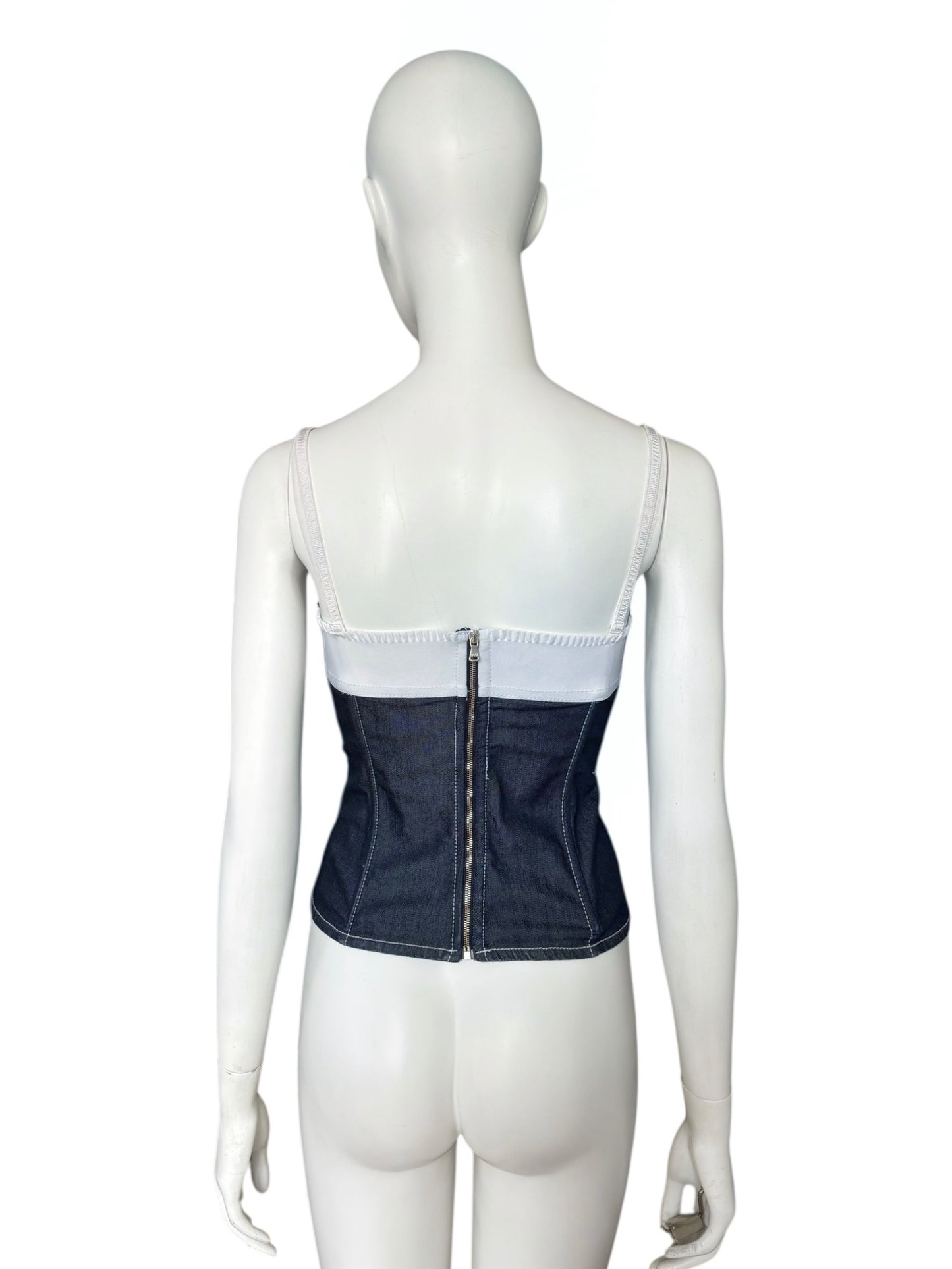 Corset D&G en denim – Années 2000