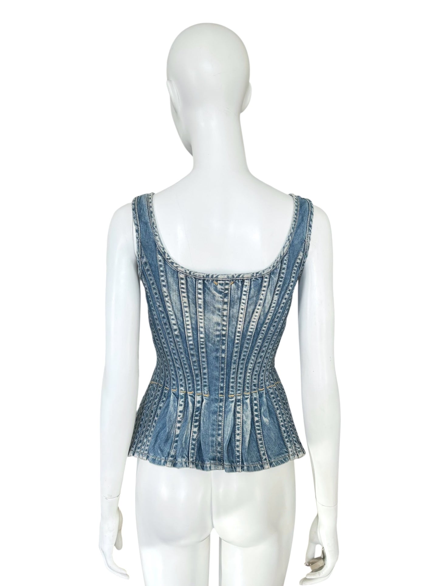 Plein Sud Jeans Ss2003 - corset en denim