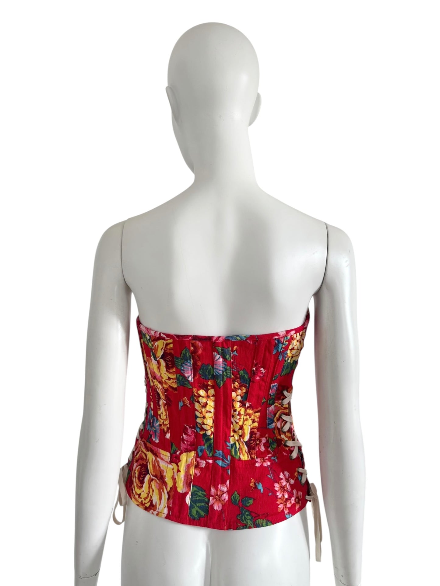 Corset floral D&G 2000s