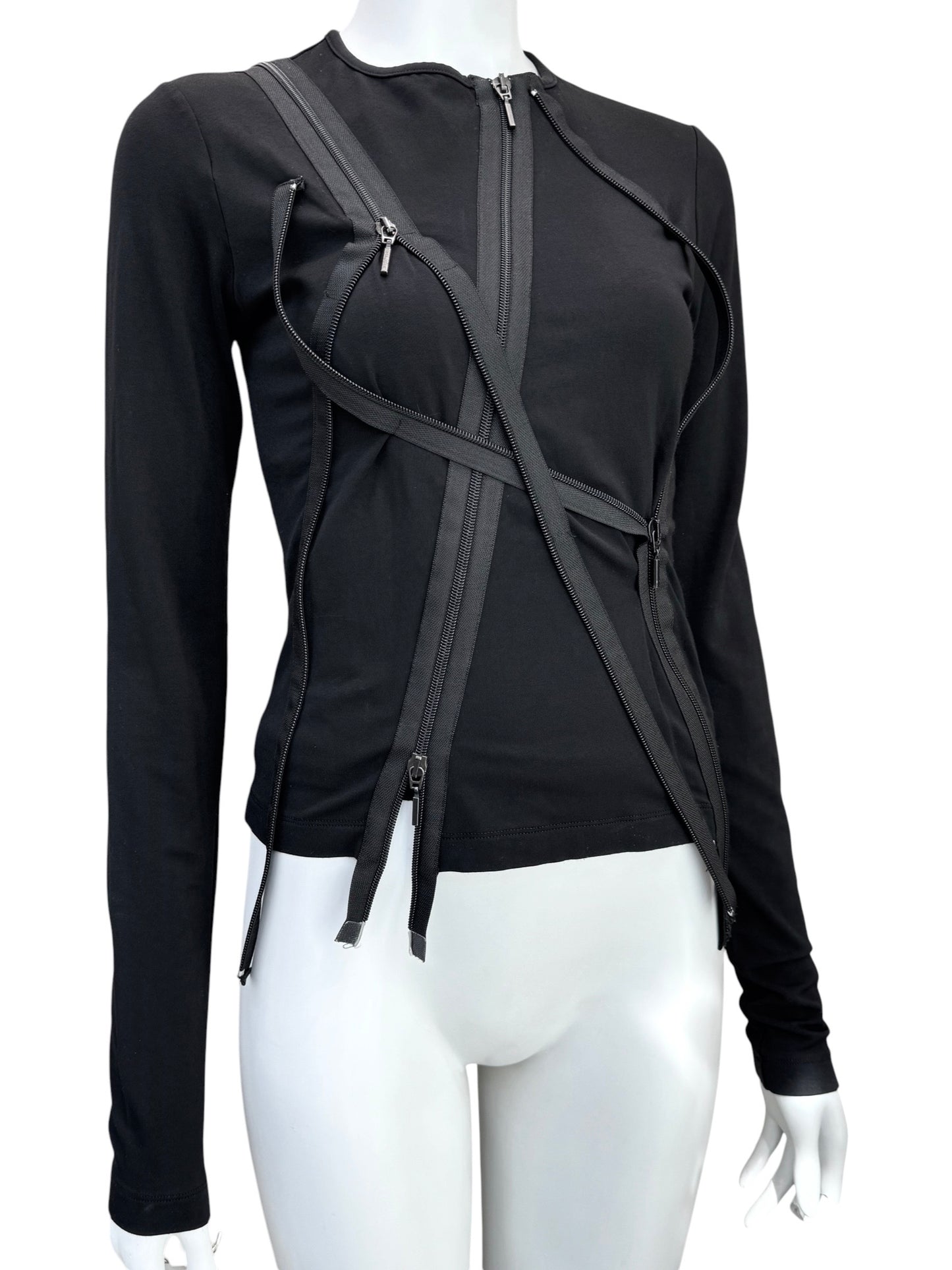 Plein Sud FW2003 - top multi-zip
