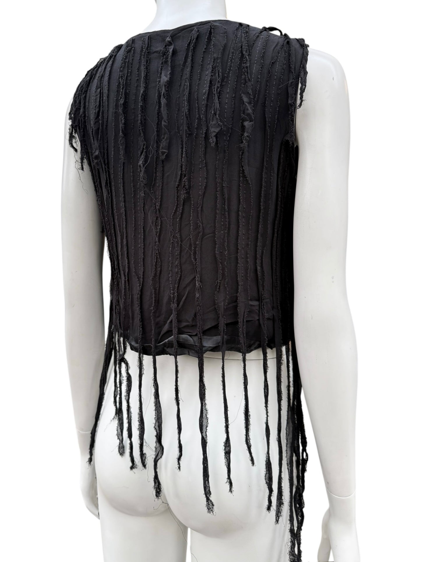 Moschino Cheap and Chic – Top à franges, circa 2002