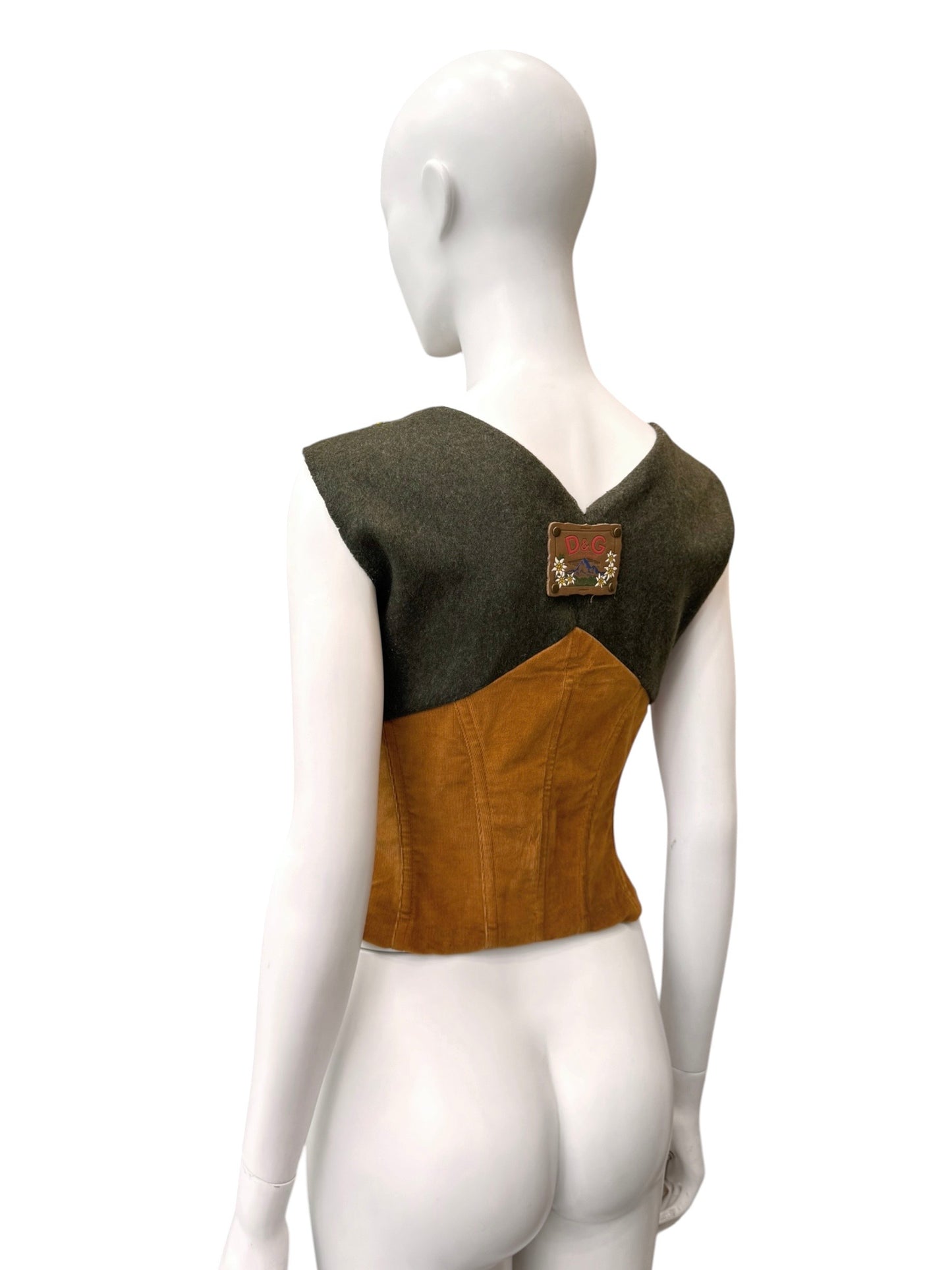 D&G FW2002 - corset brodé
