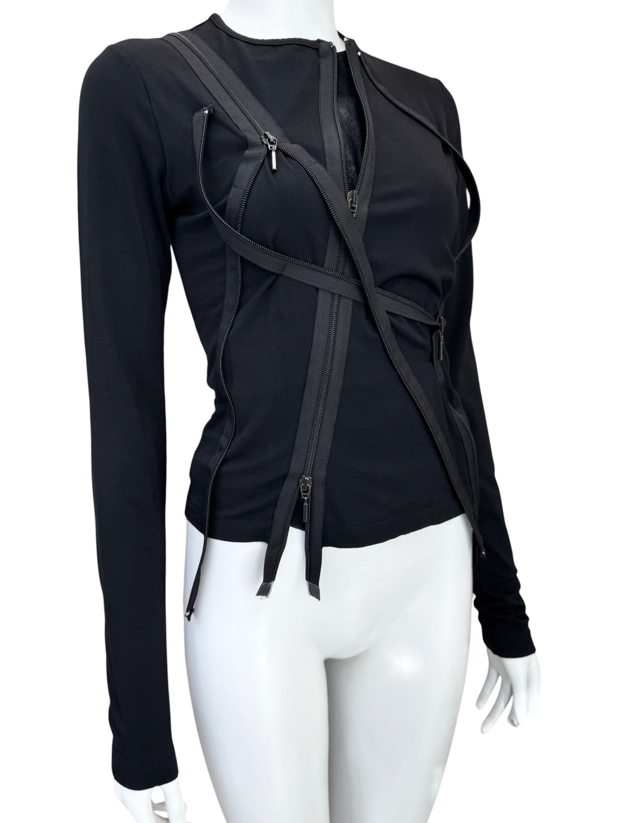 Plein Sud FW2003 - top multi-zip