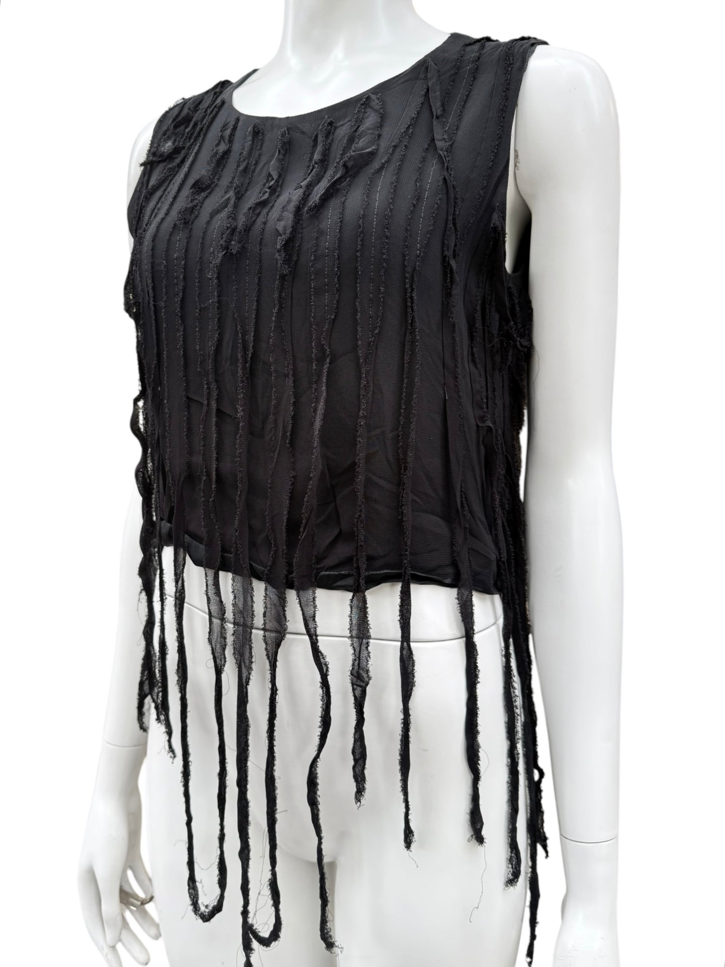 Moschino Cheap and Chic – Top à franges, circa 2002