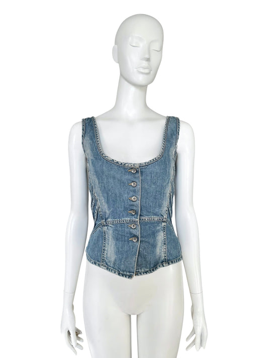 Plein Sud Jeans Ss2003 - corset en denim