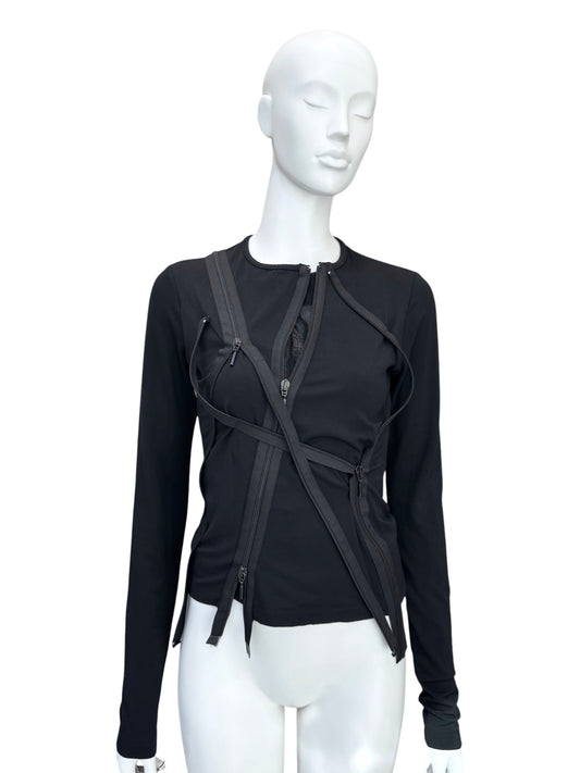 Plein Sud FW2003 - top multi-zip