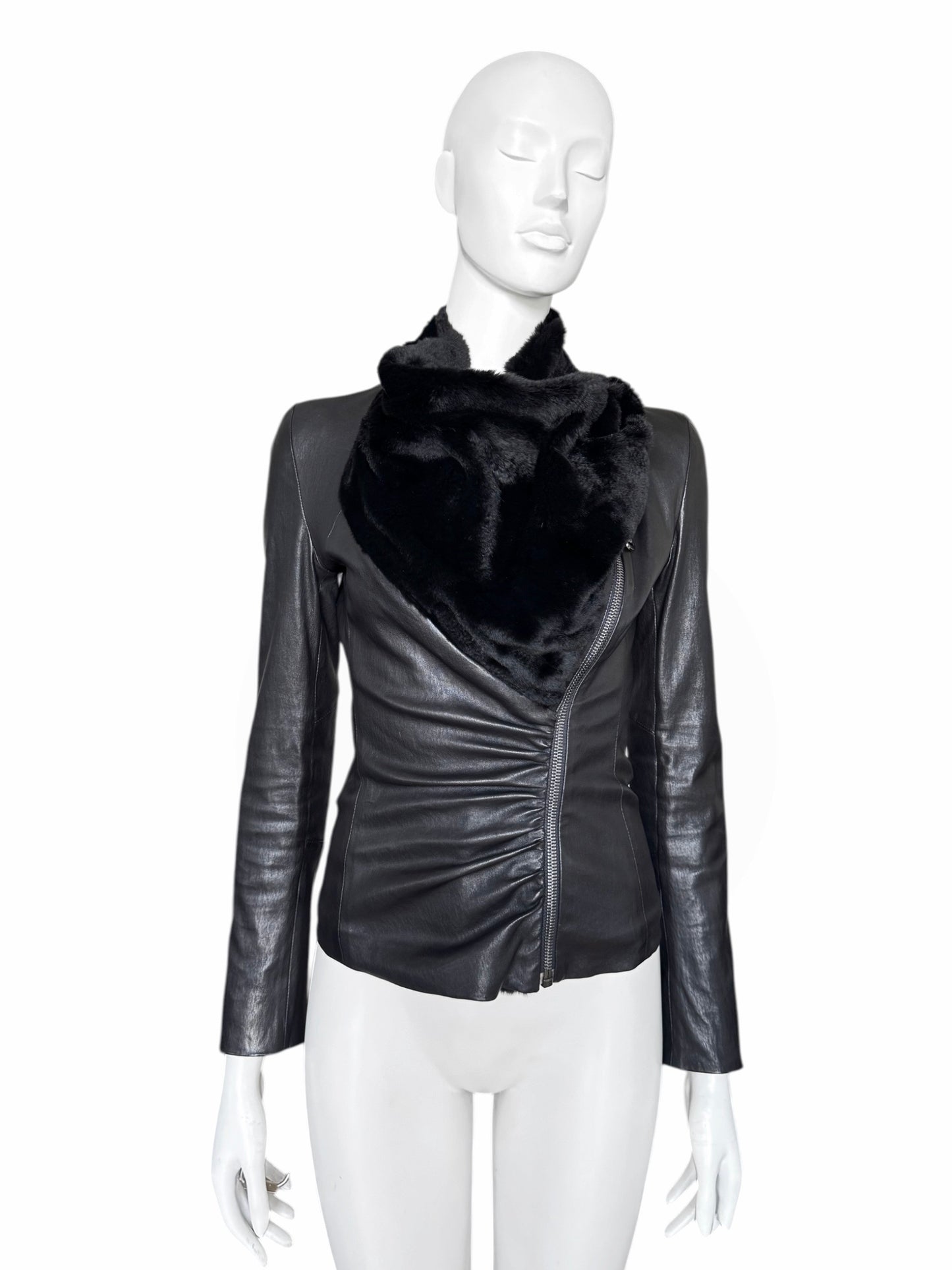 Veste Jitrois en cuir — 2000s