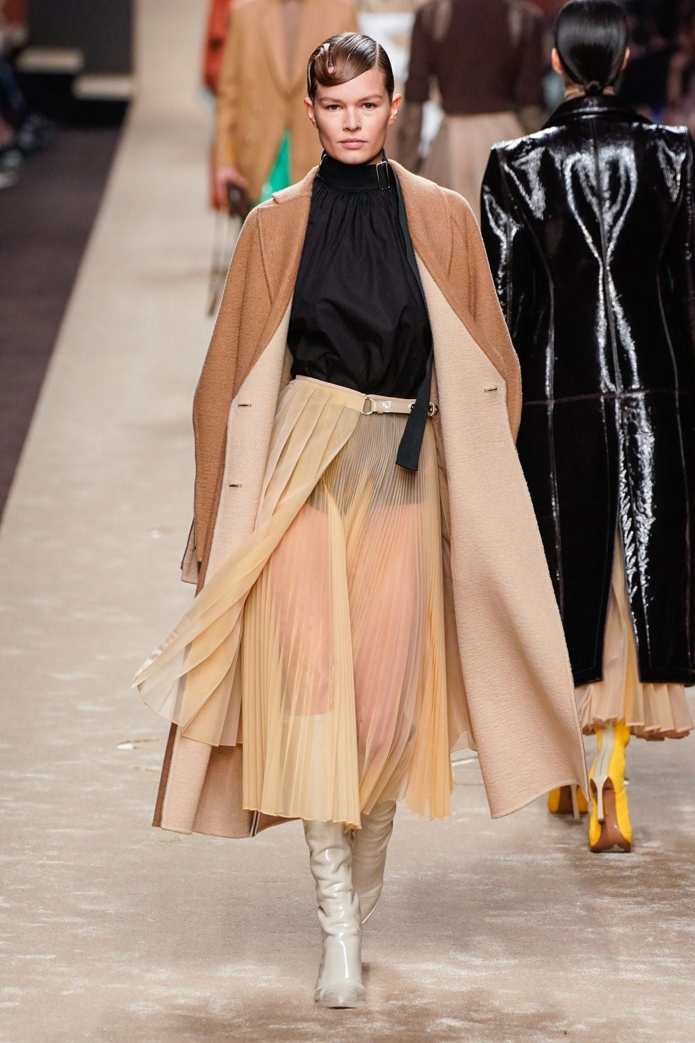 Jupe plissée Fendi F/W 2019