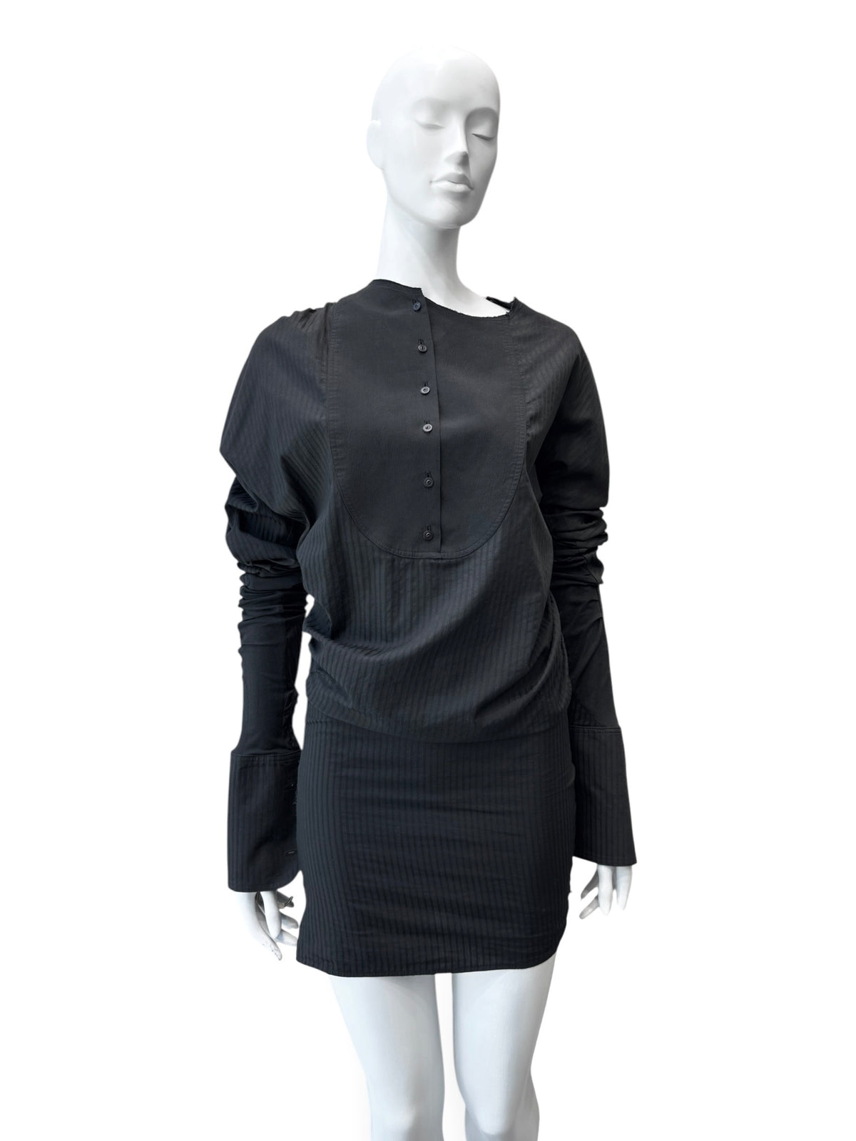 Marc Le Bihan SS2019 — robe chemise à plastron