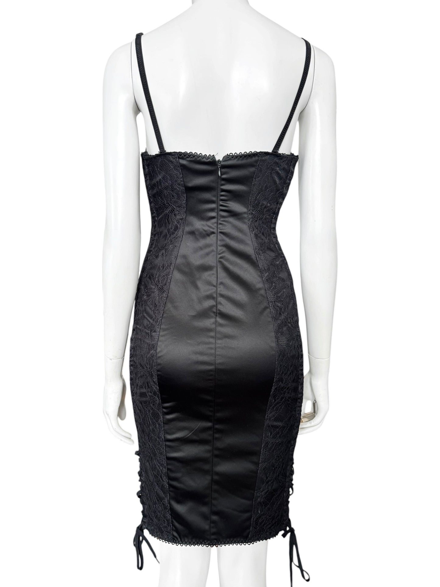 D&G early 2000s — robe corset en dentelle