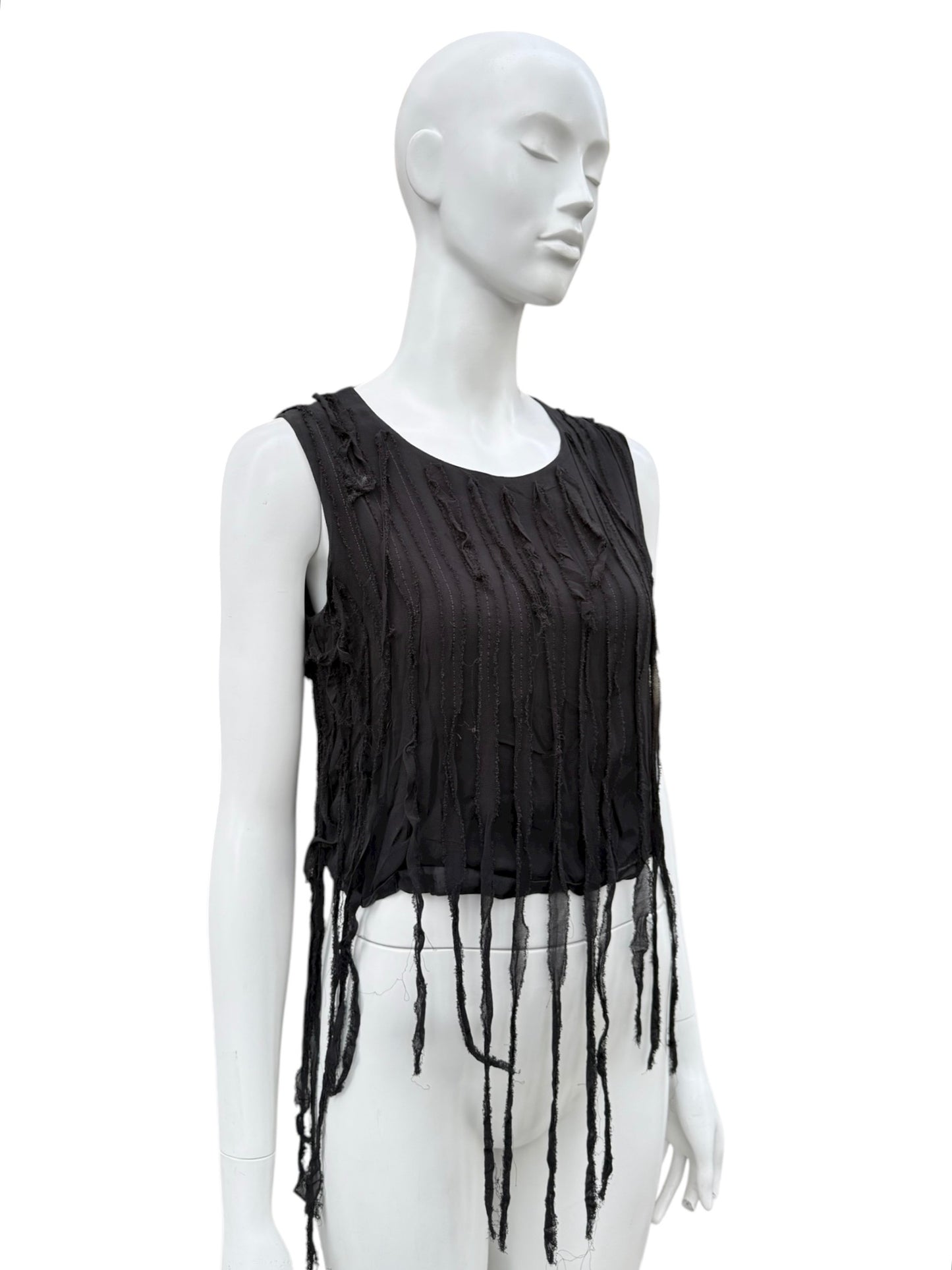 Moschino Cheap and Chic – Top à franges, circa 2002