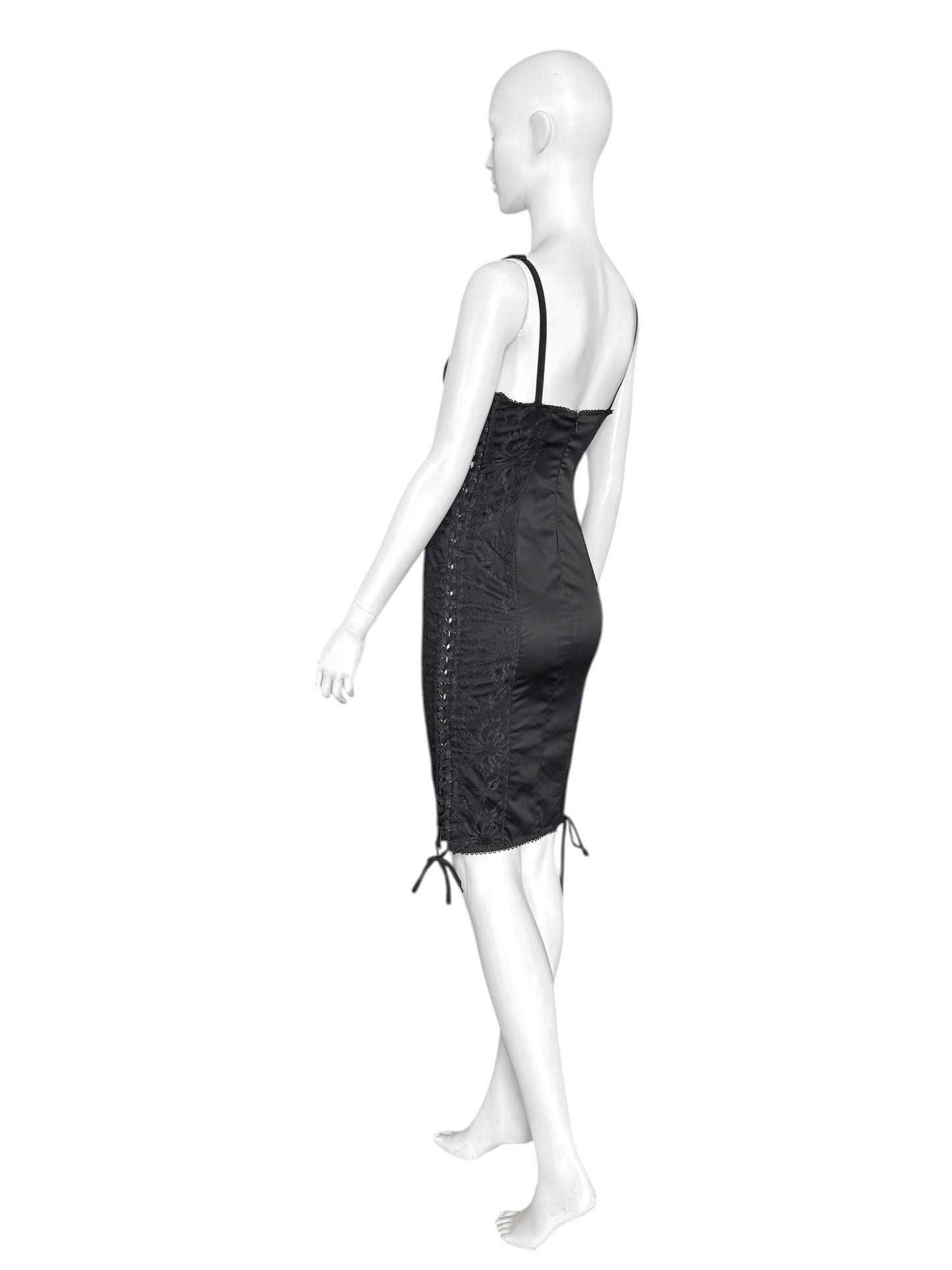 D&G early 2000s — robe corset en dentelle
