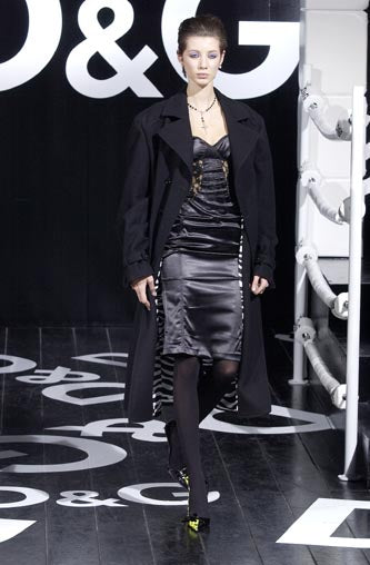 Robe corset D&G F/W 2003