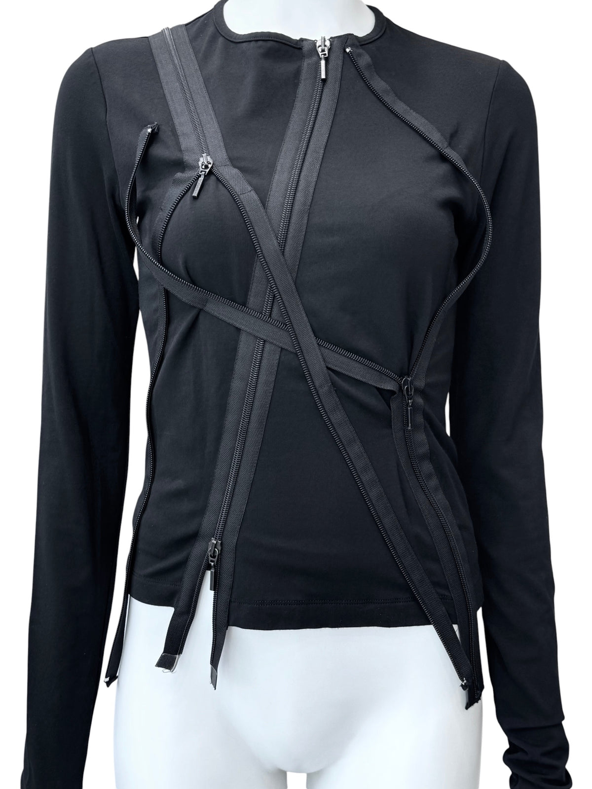 Plein Sud FW2003 - top multi-zip