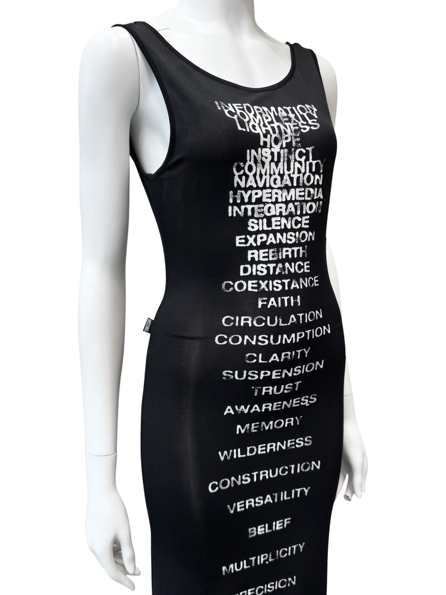 Moschino Jeans 90s - robe à texte