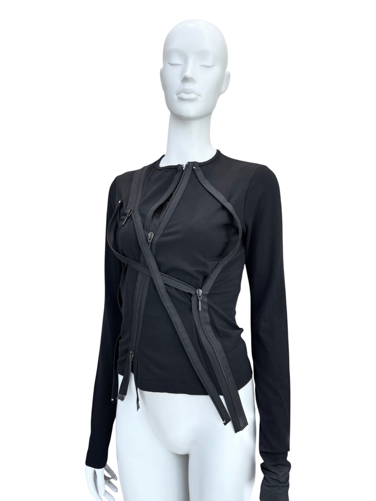 Plein Sud FW2003 - top multi-zip