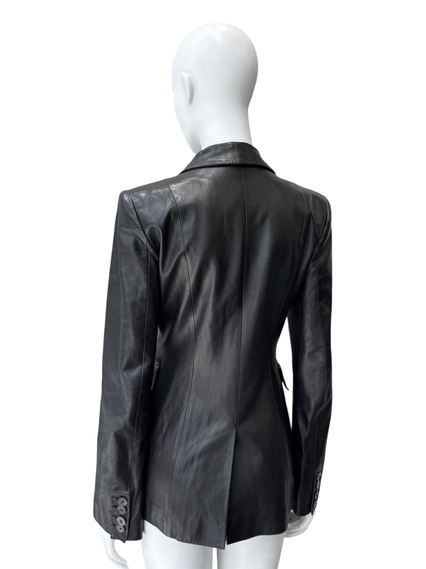 Plein Sud - blazer en cuir d’agneau