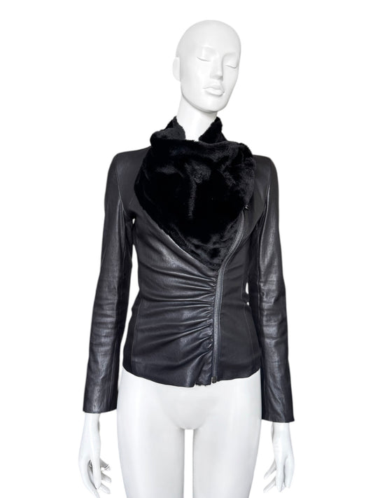 Veste Jitrois en cuir — 2000s