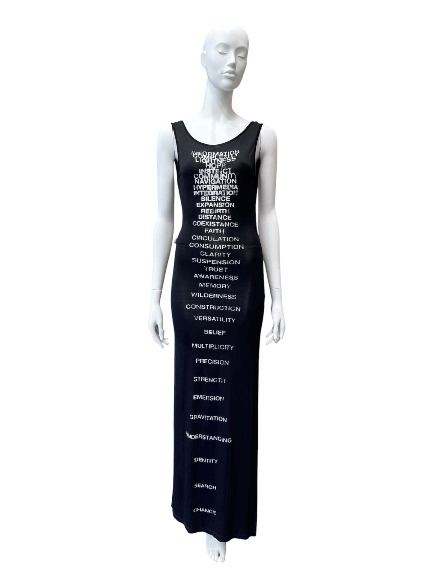 Moschino Jeans 90s - robe à texte