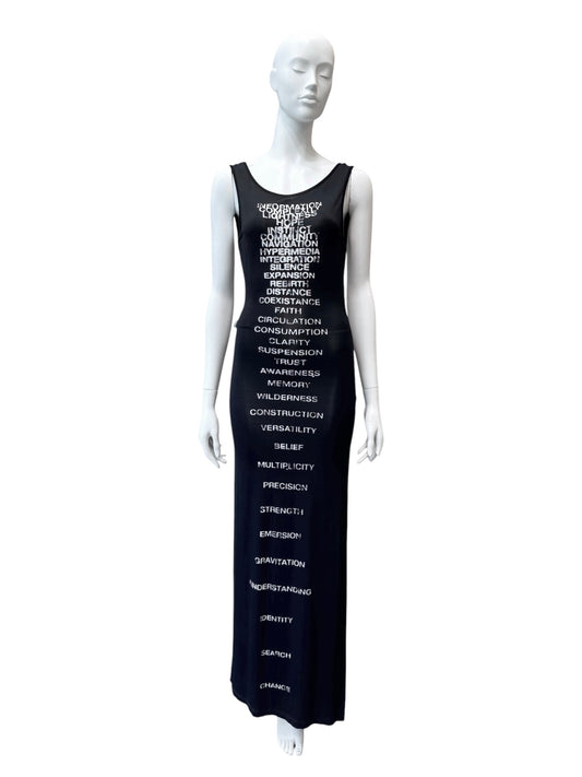 Moschino Jeans 90s - robe à texte