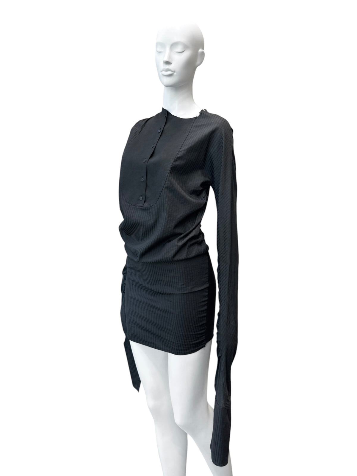 Marc Le Bihan SS2019 — robe chemise à plastron