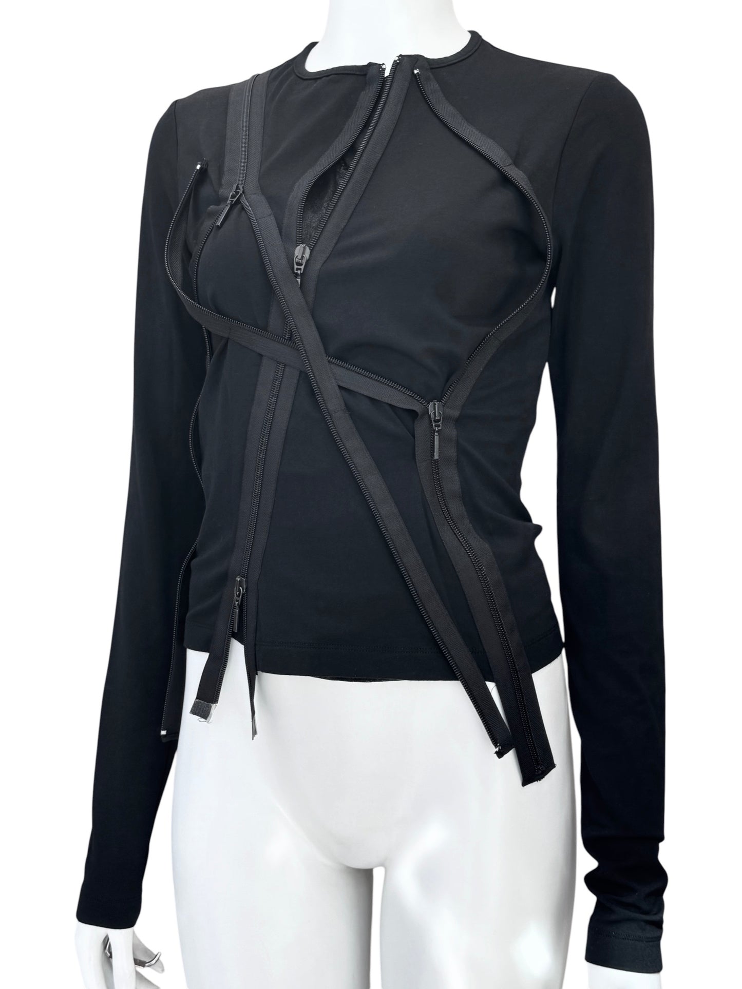 Plein Sud FW2003 - top multi-zip