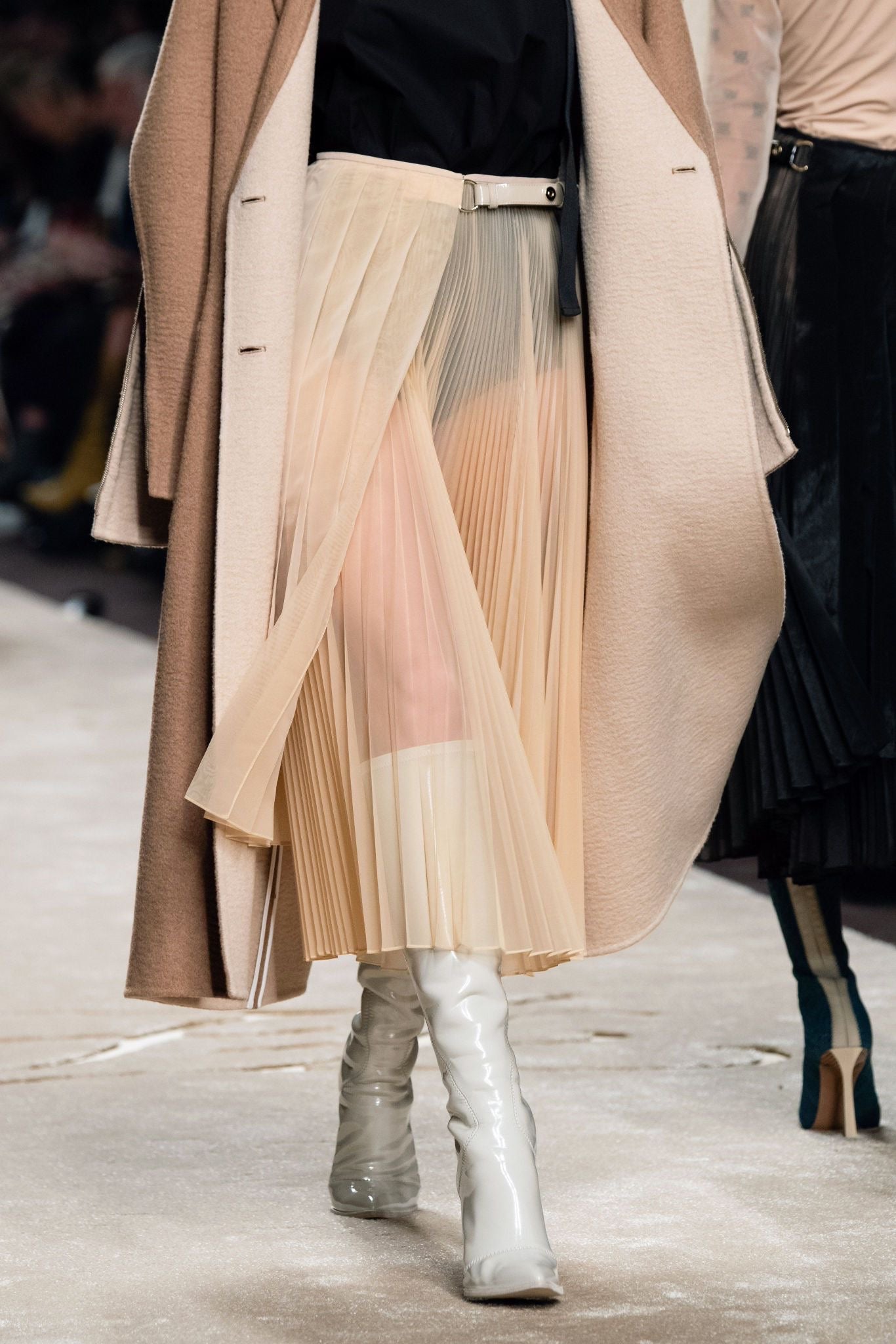 Jupe plissée Fendi F/W 2019