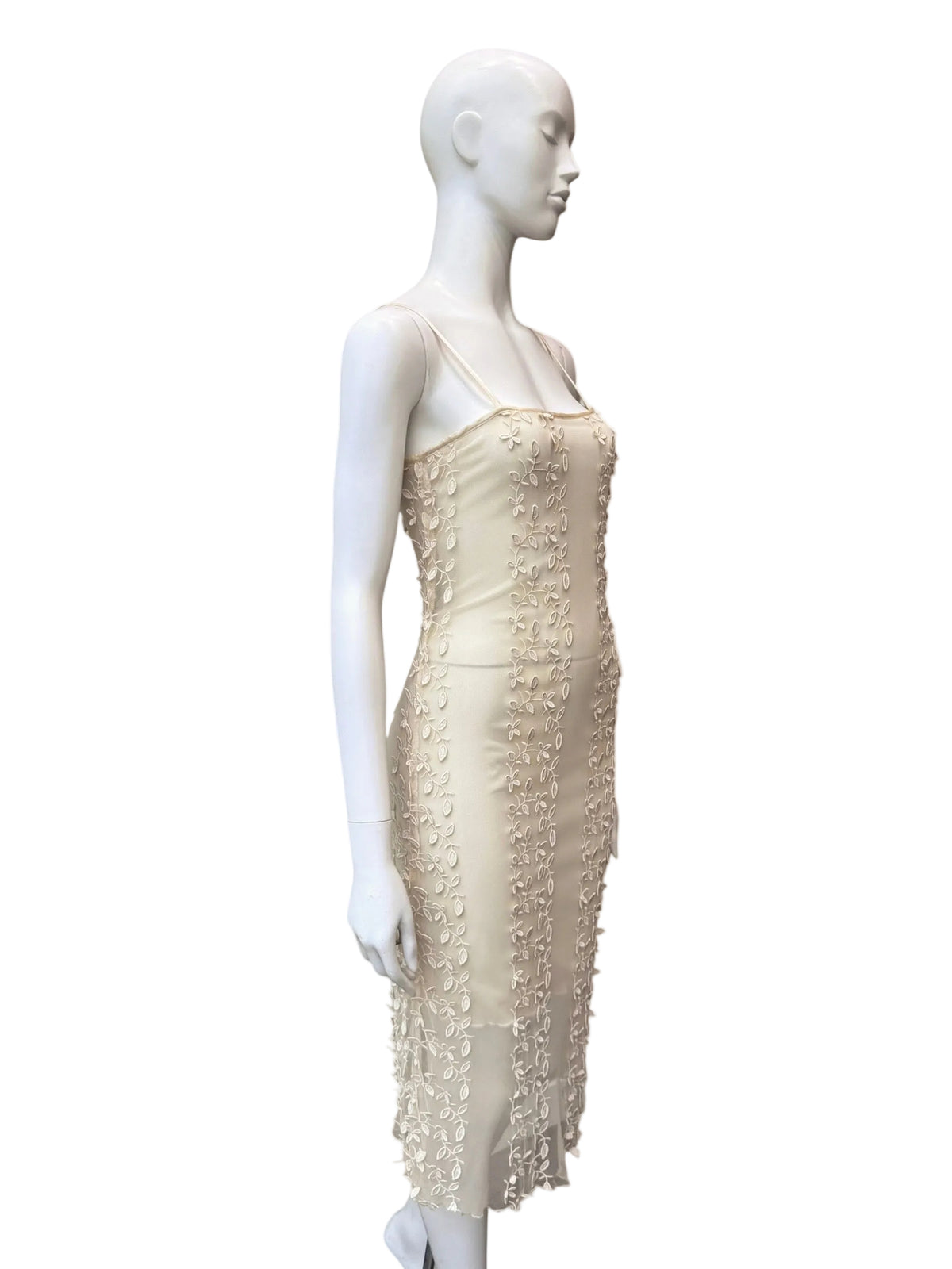 La Perla - robe tulle brodé