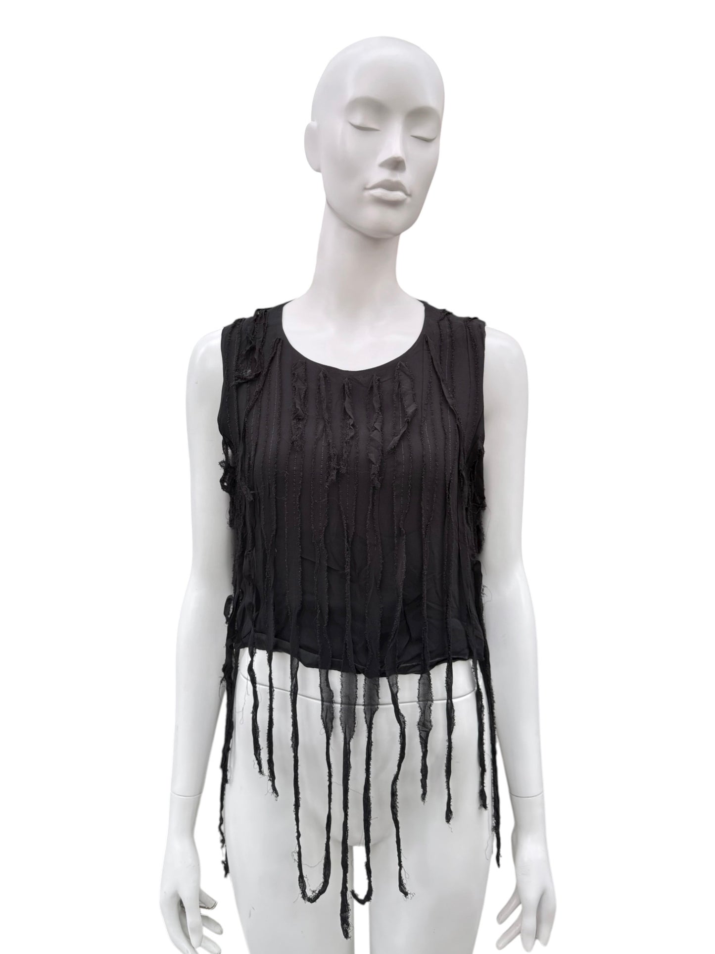 Moschino Cheap and Chic – Top à franges, circa 2002