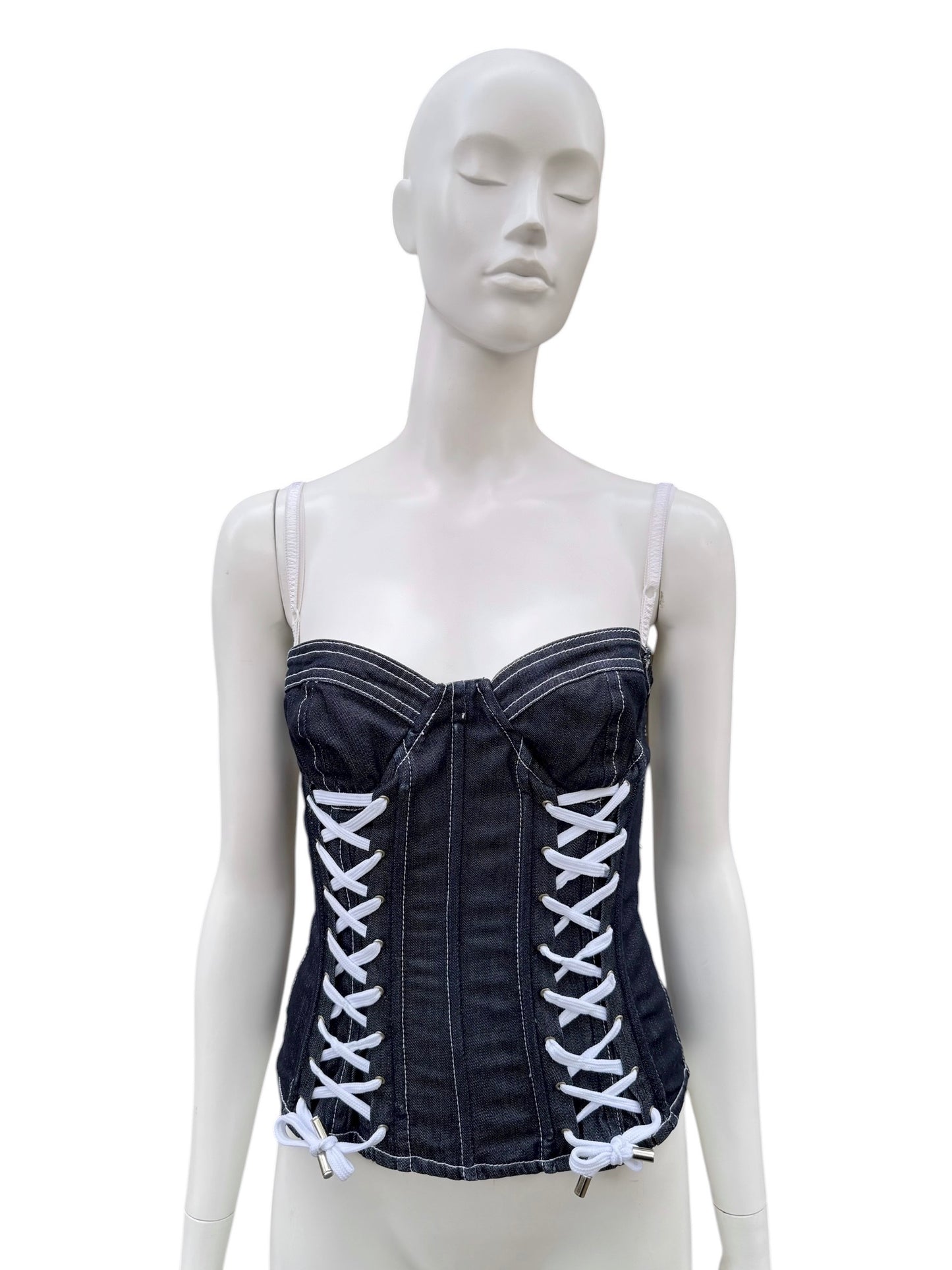 Corset D&G en denim – Années 2000