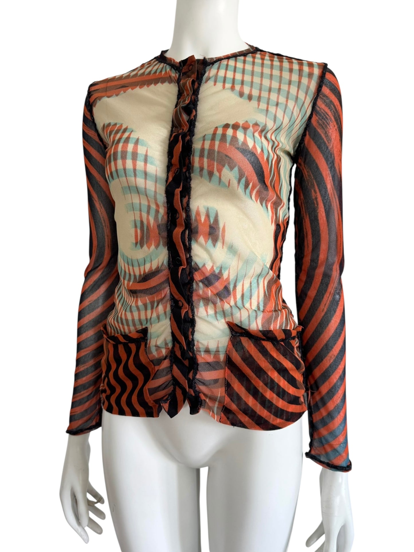 Mesh top Jean-Paul Gaultier F/W 2001