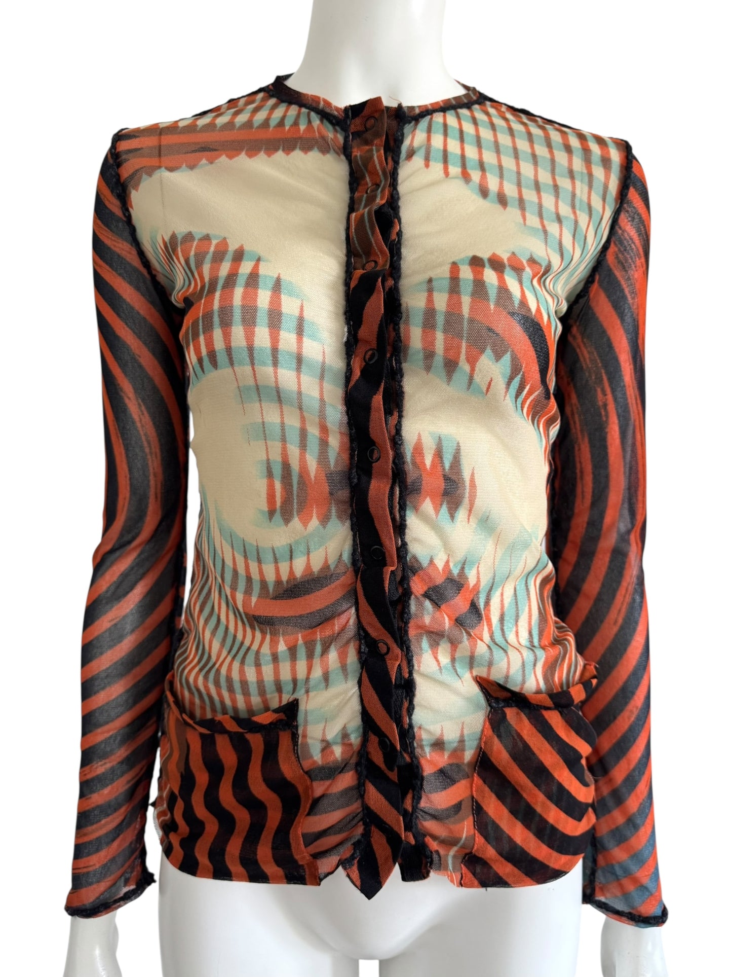 Mesh top Jean-Paul Gaultier F/W 2001