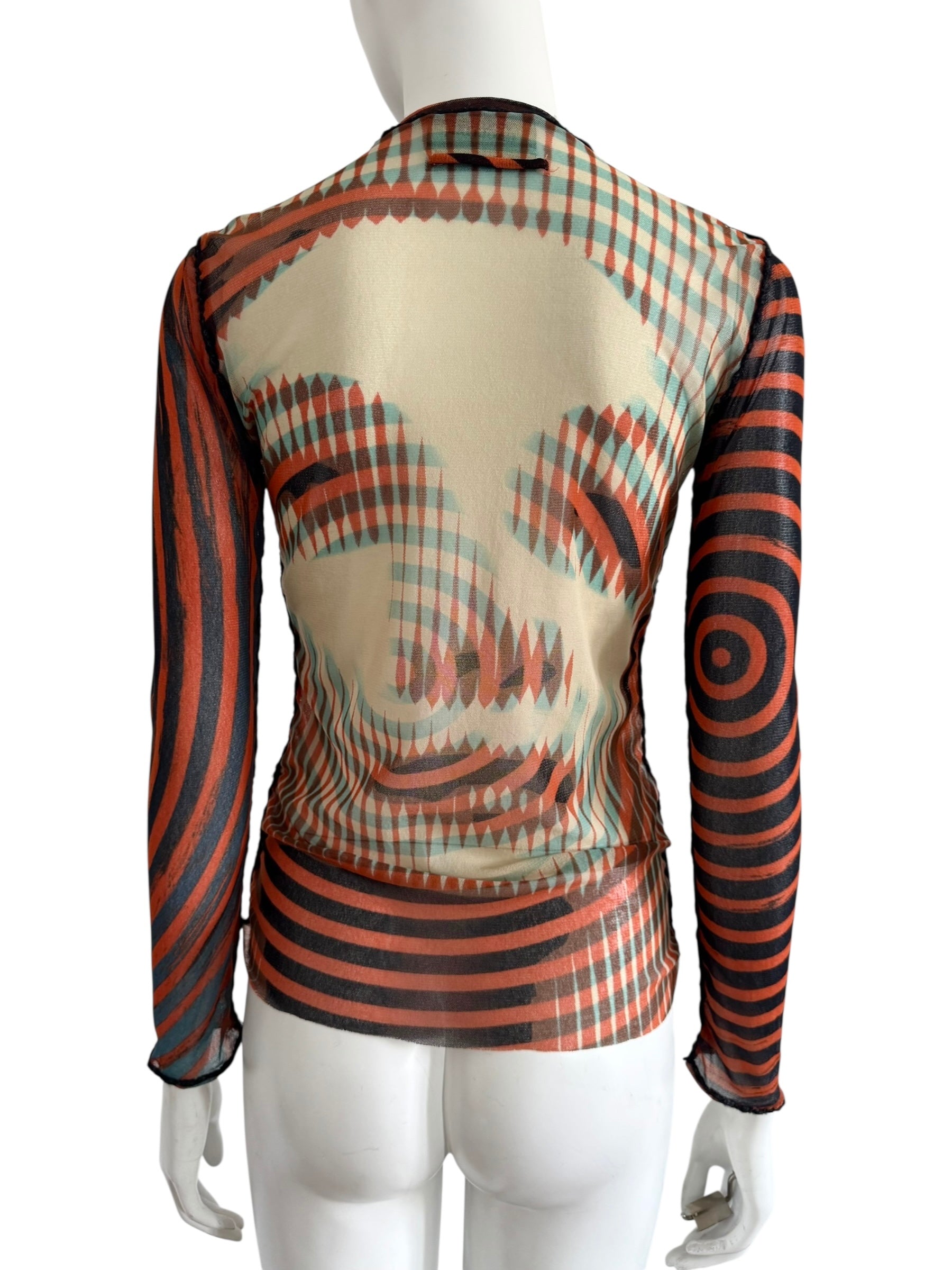 Mesh top Jean-Paul Gaultier F/W 2001 – ROUGE NÉON