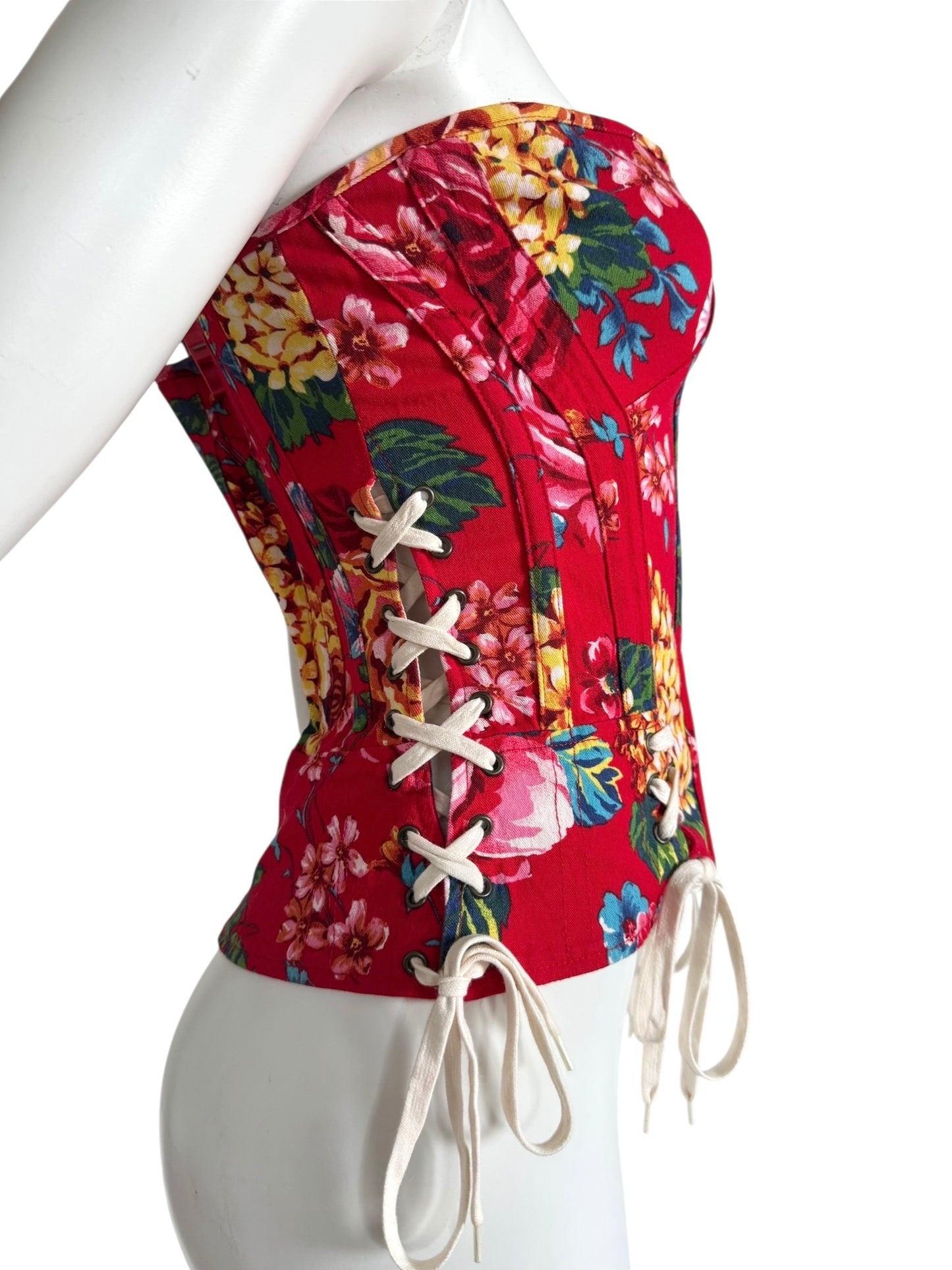 Corset floral D&G 2000s