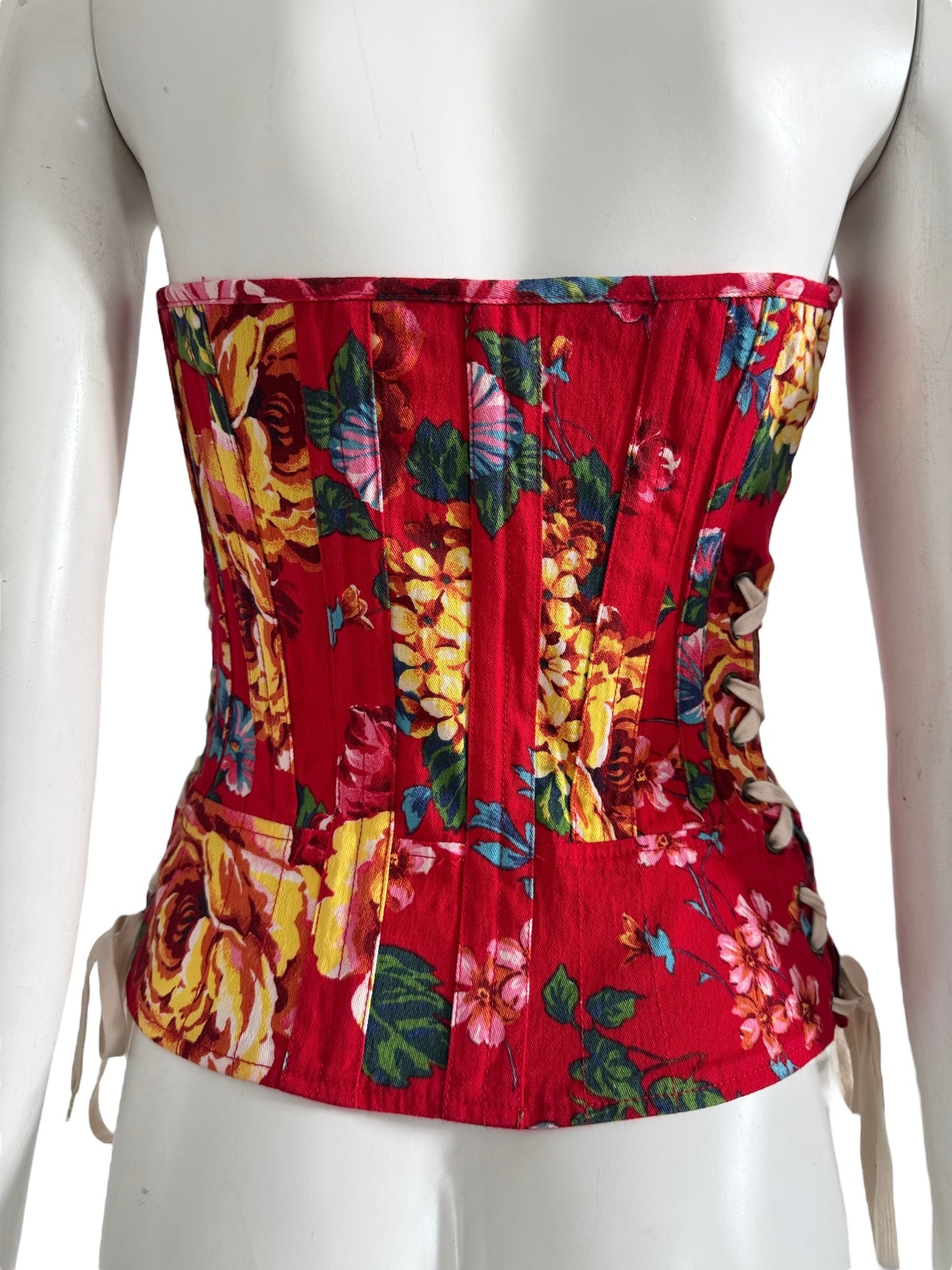Corset floral D&G 2000s
